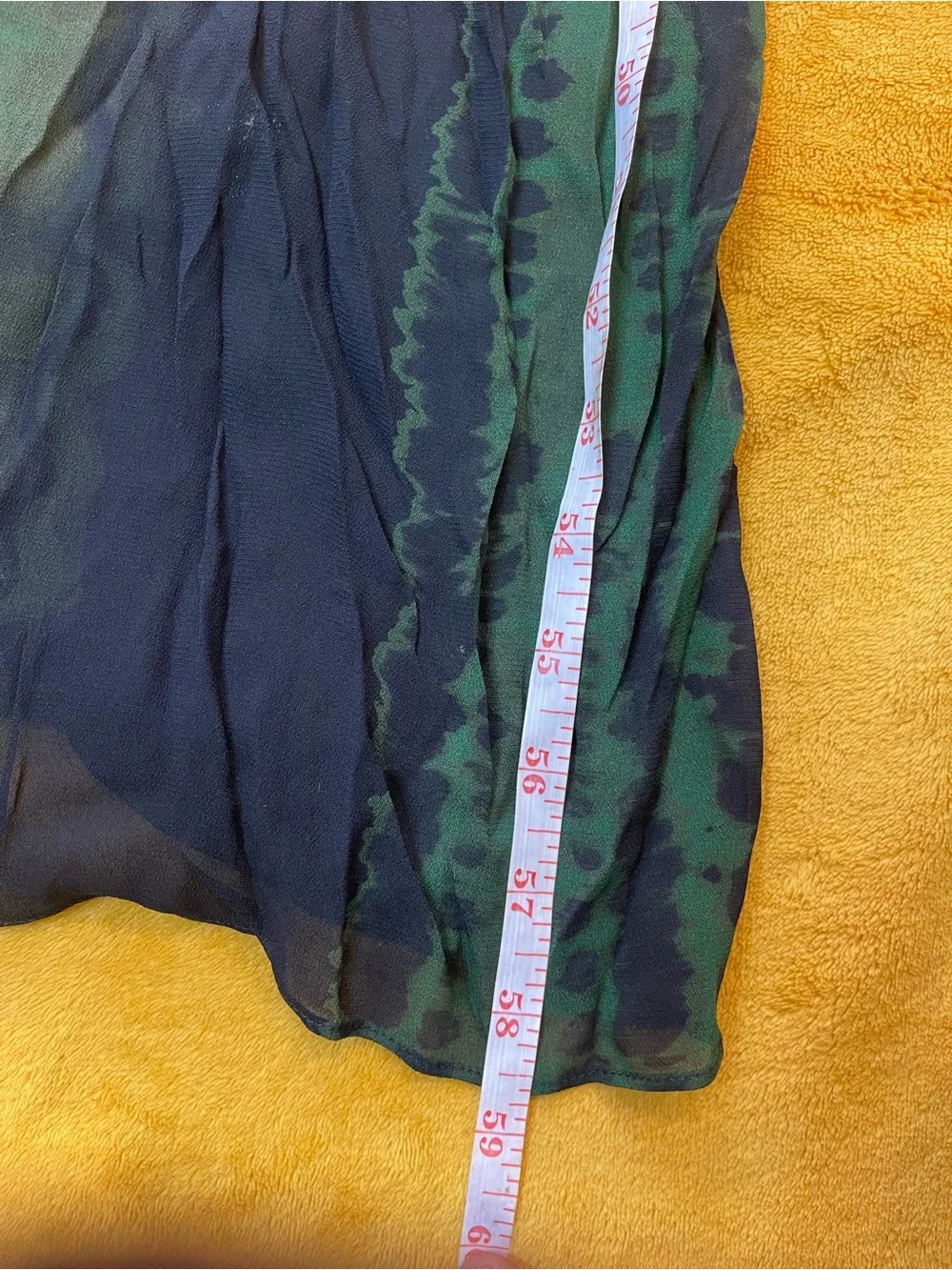 Rat & Boa Navy and Teal Tie-Dye Maxi Skirt